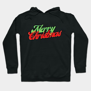 Merry Christmas Green & Red Holiday Hoodie